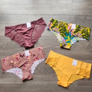 Set of 4 Cheeky Women's Panties by Auden